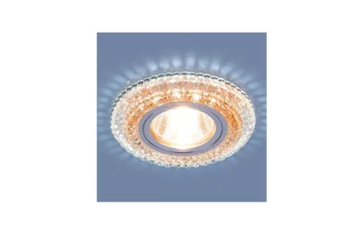 ВСТРАИВАЕМЫЙ СВЕТИЛЬНИК ELEKTROSTANDARD 2193 MR16 CL/OR ПРОЗРАЧНЫЙ/ОРАНЖЕВЫЙ 4690389098871 MNOGOROZETOK - МНОГОРОЗЕТОК