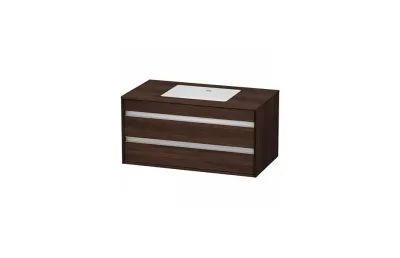Тумба с раковиной Duravit Ketho 100 см KT685505353 каштан темный МОСПЛИТКА