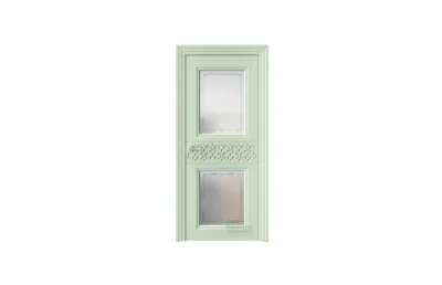 Межкомнатная дверь Novella N27 RAL6019 стекло 7 ДВЕРЕЙ