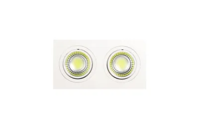 ВСТРАИВАЕМЫЙ СВЕТОДИОДНЫЙ СВЕТИЛЬНИК HOROZ 2X5W 2700К БЕЛЫЙ 016-021-0010 (HL6702L) MNOGOROZETOK - МНОГОРОЗЕТОК