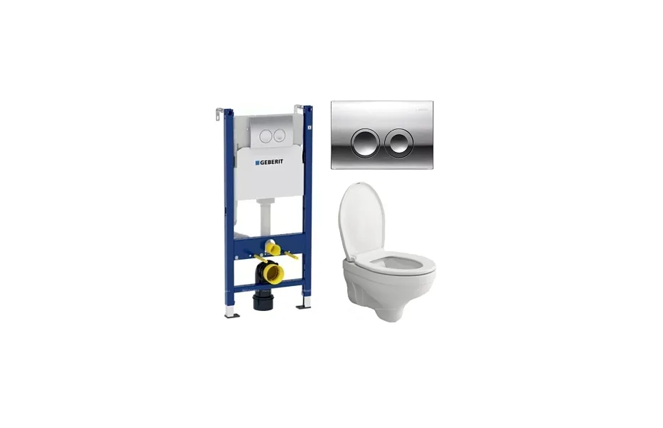 Комплект Bocchi Taormina Pro Rimless 1451-001-0129 подвесной унитаз + инсталляция с клавишей Duofix Delta 458.124.21.1 МОСПЛИТКА