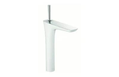 Смеситель для раковины Hansgrohe PuraVida хром/белый 15072400 АКВАМЕТРИЯ
