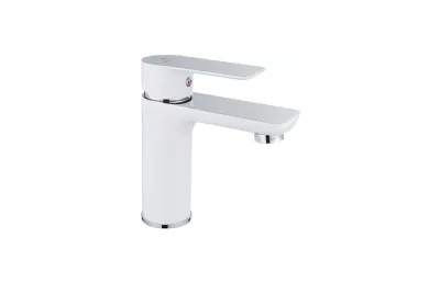 Смеситель для раковины Aquanet Arctic AF520-10СW белый/хром МОСПЛИТКА