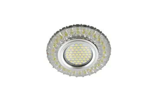 ВСТРАИВАЕМЫЙ СВЕТИЛЬНИК FAMETTO LUCIOLE DLS-L138 GU5.3 GLASSY/GOLD MNOGOROZETOK - МНОГОРОЗЕТОК