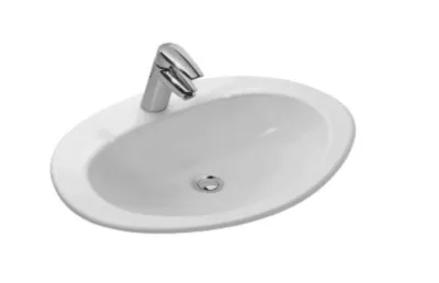 Раковина встраиваемая Jacob Delafon Ovale Dessus 63x48 E1273-00 АКВАМЕТРИЯ