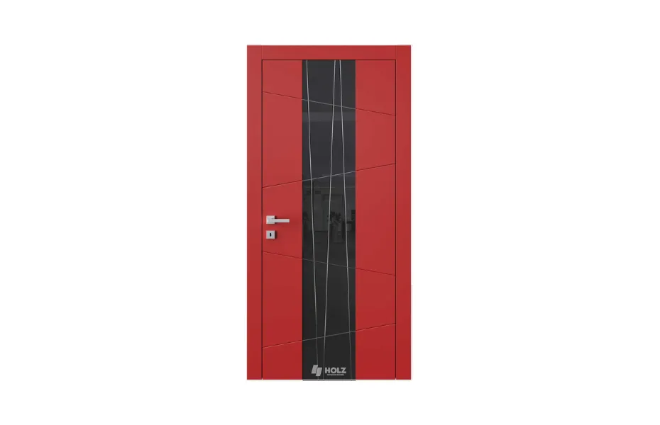 Nodo 10 RAL3002 черное стекло 7 ДВЕРЕЙ