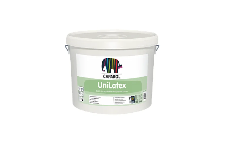 Краска водно-дисперсионная Caparol Unilatex (база 3, 9,4 л.) КАПАРОЛ ЦЕНТР САМАРА