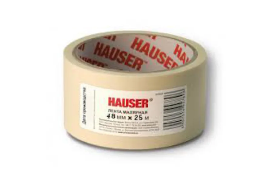 Hauser Малярная лента ST белая (48ммх25м) ПЛИНТУС ХОЛЛ