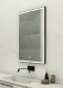 CONTINENT Зеркало "Frame Black LED" c подсветкой АТЕЛЬЕ ВАННОЙ КОМНАТЫ. САМАРА