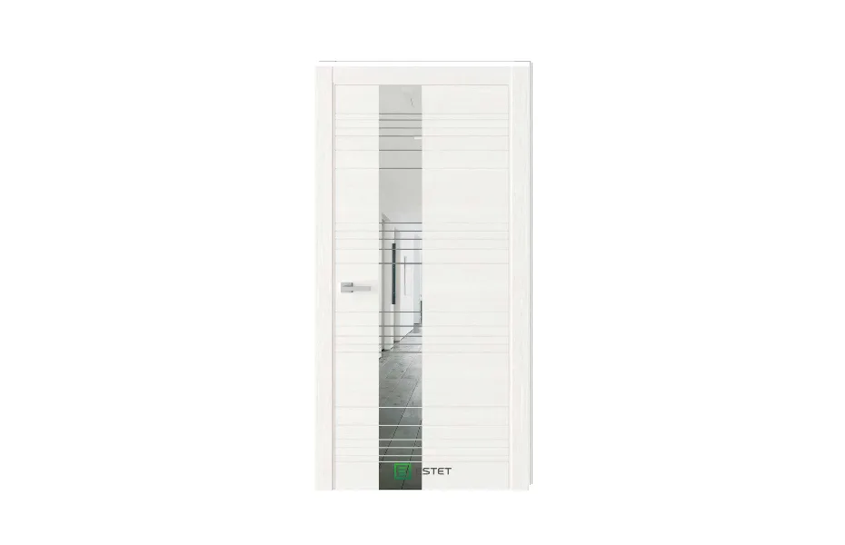 Межкомнатная дверь Ways W1 White зеркало 7 ДВЕРЕЙ