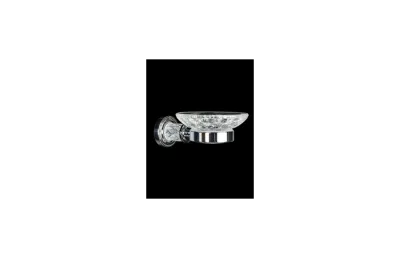 BOHEME Murano Crystal Мыльница, хром АТЕЛЬЕ ВАННОЙ КОМНАТЫ. САМАРА