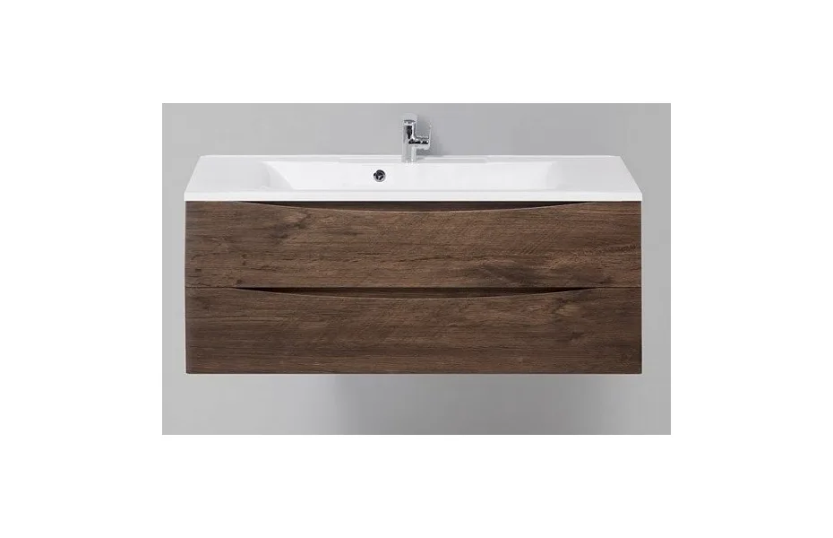 Тумба с раковиной BelBagno Marino MARINO-1200-2C-SO-RW-P, 120 см, Rovere Moro - темно-коричневый МОСПЛИТКА