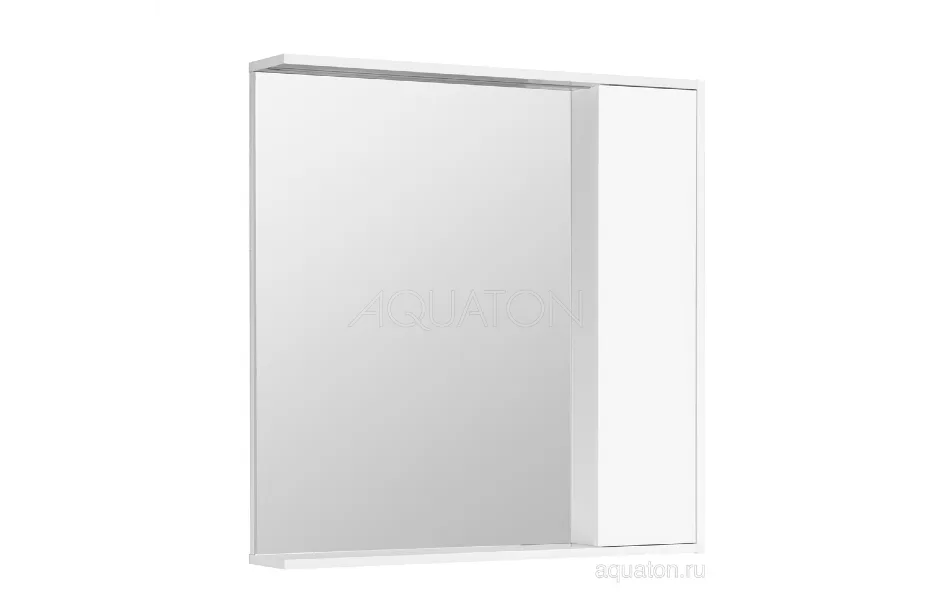 AQUATON Стоун 80 Зеркальный шкафчик АТЕЛЬЕ ВАННОЙ КОМНАТЫ. САМАРА