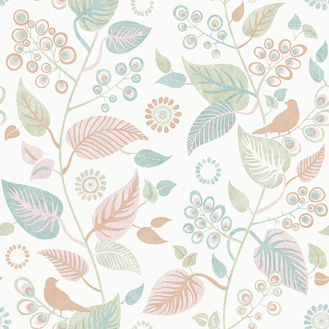 ОБОИ С РАСТИТЕЛЬНЫМ РИСУНКОМ ECO WALLPAPER ШВЕЦИЯ ART 9330 LOYMINA Group - ЛОЙМИНА ГРУП