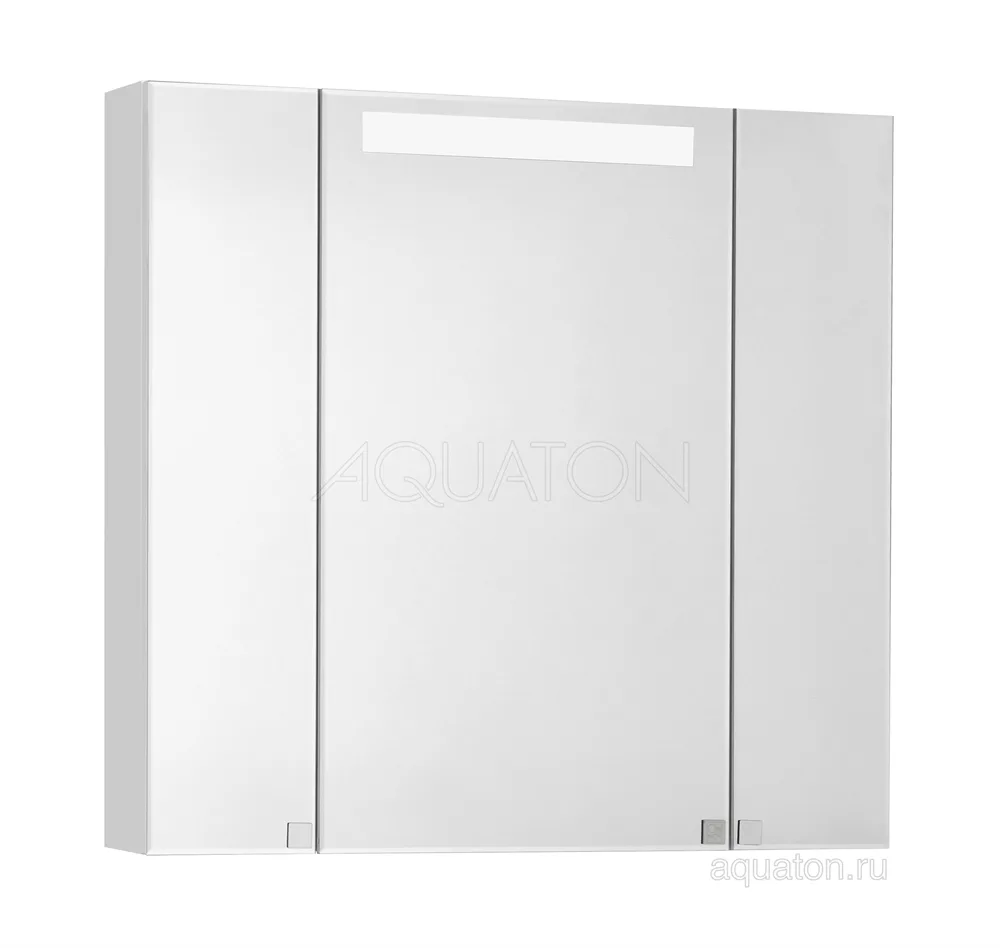 AQUATON Мадрид 80 Зеркальный шкафчик АТЕЛЬЕ ВАННОЙ КОМНАТЫ. САМАРА