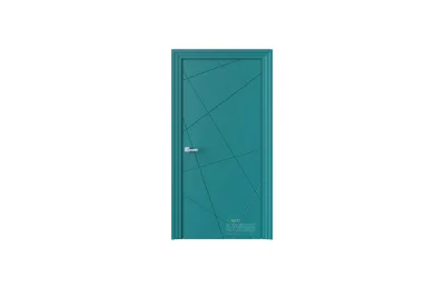 Межкомнатная дверь Perfect P1 RAL5021 7 ДВЕРЕЙ