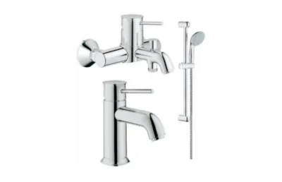 Набор для ванны 3 в 1 Grohe BauClassic 124404 АКВАМЕТРИЯ