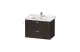 Тумба с раковиной Duravit Xbase 80 см XB618605353 каштан темный1 МОСПЛИТКА