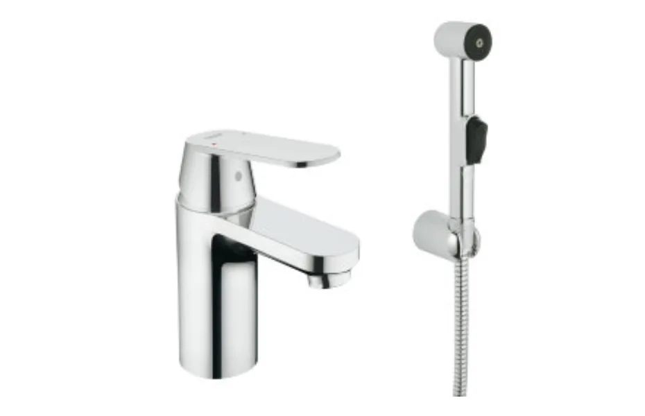 Смеситель для раковины Grohe Eurosmart Cosmopolitan с гигиеническим душем 23125000 АКВАМЕТРИЯ