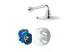 Комплект для душа Grohe Eurosmart 34582000 (внешняя и встраиваемая части) АКВАМЕТРИЯ