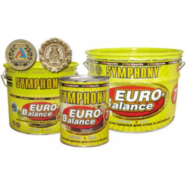 SYMPHONY EURO-BALANCE 7 - АКРИЛАТНАЯ МАТОВАЯ КРАСКА А ФИНКРАСКИ – САМАРА