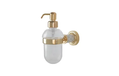 BOHEME Murano Диспенсер настенный, золото АТЕЛЬЕ ВАННОЙ КОМНАТЫ. САМАРА