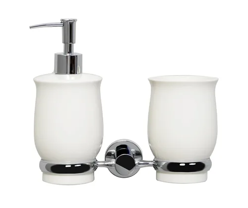 WasserKRAFT K-24289 Держатель стакана и дозатора АТЕЛЬЕ ВАННОЙ КОМНАТЫ. САМАРА