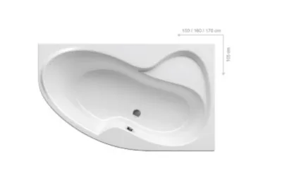 Ванна Ravak Rosa II 150x105 P CJ21000000 (правая) АКВАМЕТРИЯ