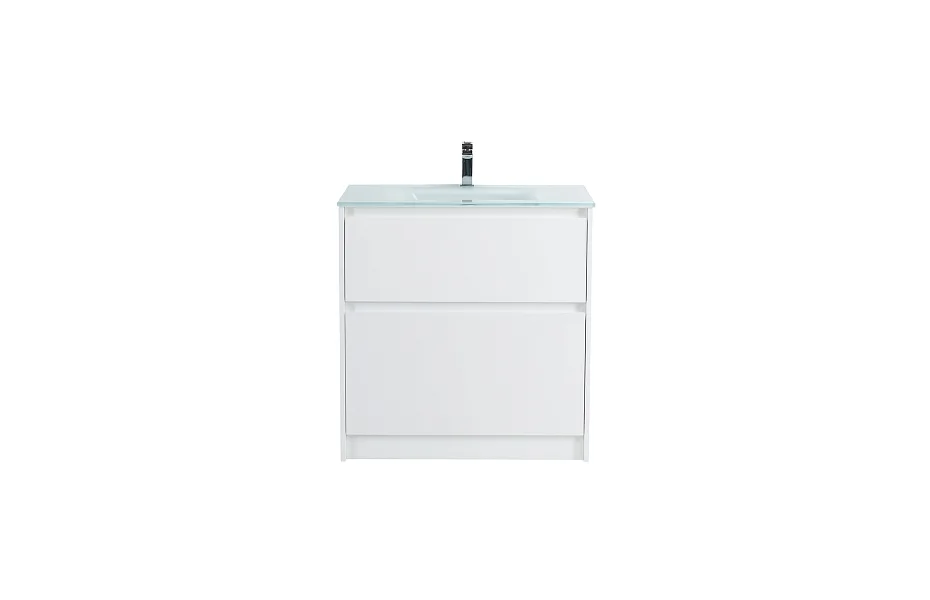 Тумба с раковиной BelBagno Kraft 80 см KRAFT-800-2C-PIA-BO bianco opaco МОСПЛИТКА