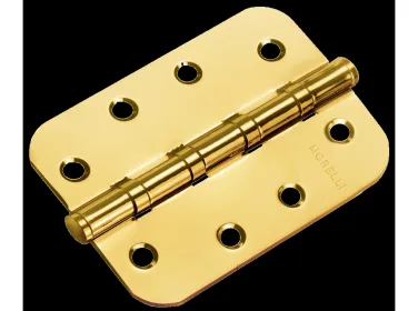 Петля MORELLI стальная универсальная скругленная MS-C 100X70X2.5-4BB SG Цвет - Матовое золото ФРАМИР ДВЕРИ