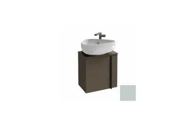 Тумба с раковиной Jacob Delafon Nouvelle Vague 45 см EB3045G-M50 голубой шторм матовый МОСПЛИТКА