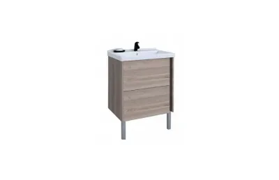 Тумба с раковиной Aquaton Стоун 60 1A231401SX850 60 см подвесная, сосна арлингтон МОСПЛИТКА