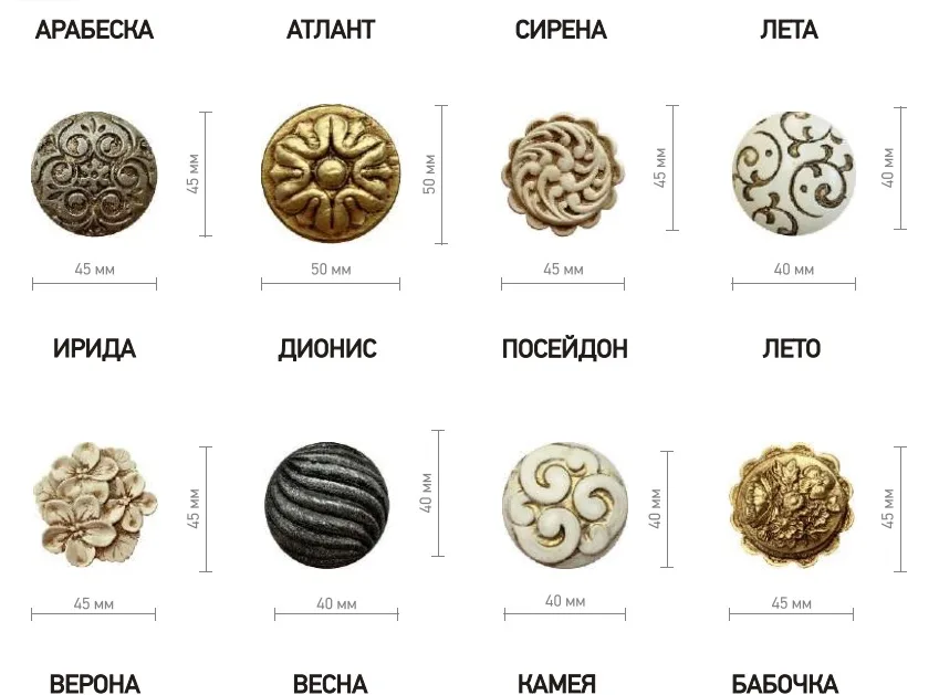 Магнит для штор Арабеска СТУДИЯ ТЕКСТИЛЯ SHTORS - ШТОРС