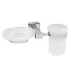 WasserKRAFT Lippe K-6526 Держатель стакана и мыльницы АТЕЛЬЕ ВАННОЙ КОМНАТЫ. САМАРА