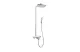 Душевая стойка Hansgrohe Raindance Select Showerpipe хром/белая полочка 360 27113400 АКВАМЕТРИЯ
