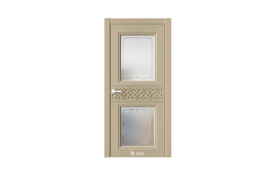 Neo Classic N27 Мускат RAL1019 стекло 7 ДВЕРЕЙ