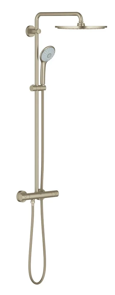 GROHE Euphoria XXL 310 Душевая система с термостатом для душа, цвет: никель, матовый АТЕЛЬЕ ВАННОЙ КОМНАТЫ. САМАРА