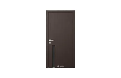 Ego E17 Дуб брауни черное стекло 7 ДВЕРЕЙ