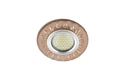 ВСТРАИВАЕМЫЙ СВЕТИЛЬНИК FAMETTO LUCIOLE DLS-L141 GU5.3 GLASSY/LIGHT TEA MNOGOROZETOK - МНОГОРОЗЕТОК