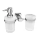WasserKRAFT Lippe K-6589 Держатель стакана и дозатора АТЕЛЬЕ ВАННОЙ КОМНАТЫ
