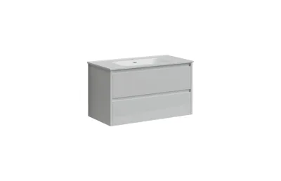 Тумба с раковиной Sancos Libra, 89 см., эмаль белый, LB90W МОСПЛИТКА