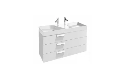 Тумба с раковиной Jacob Delafon Rythmik 120 см EB1311-N18 белый МОСПЛИТКА