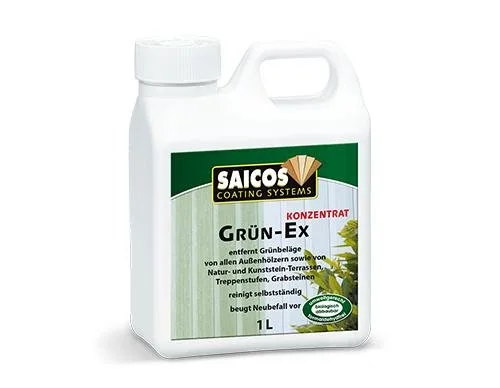 Концентрат для удаления зеленого налета GRUN-EX Konzentrat SAICOS. МАСЛА, КРАСКИ, КЛЕЙ