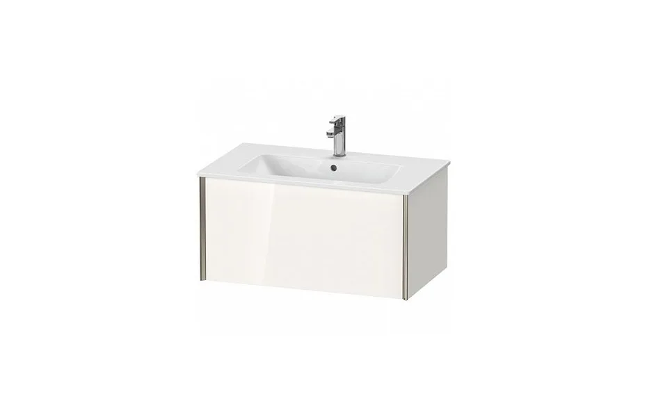 Тумба с раковиной Duravit XViu XV40260B122 81 x 48 x 40 см подвесная, белый глянцевый МОСПЛИТКА