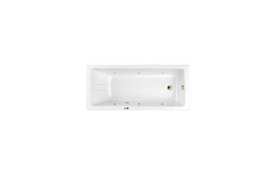 Акриловая ванна 180х80 см Whitecross Wave 0101.180080.100.LINENANO.GL белая МОСПЛИТКА