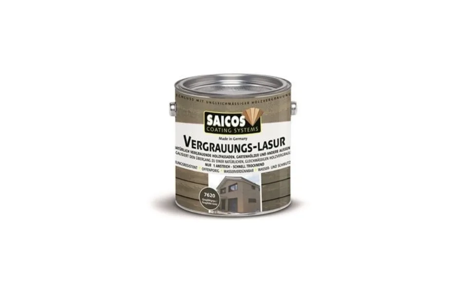 Защитная специальная лазурь Vergrauungs Lasur SAICOS. МАСЛА, КРАСКИ, КЛЕЙ