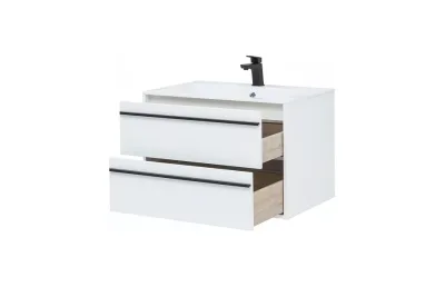 Комплект мебели для ванной Aquanet Lino 80 см, белая МОСПЛИТКА