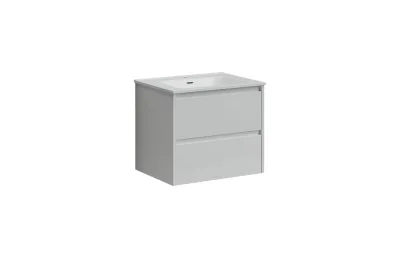 Тумба с раковиной Sancos Libra, 59 см., эмаль белый, LB60W МОСПЛИТКА