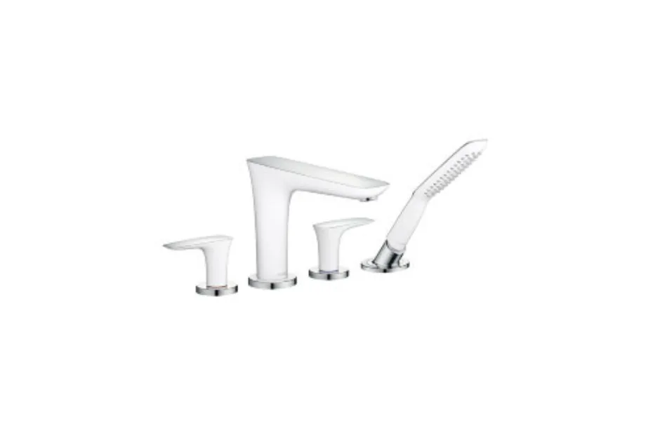 Смеситель для ванны Hansgrohe PuraVida белый/хром 15446400 АКВАМЕТРИЯ