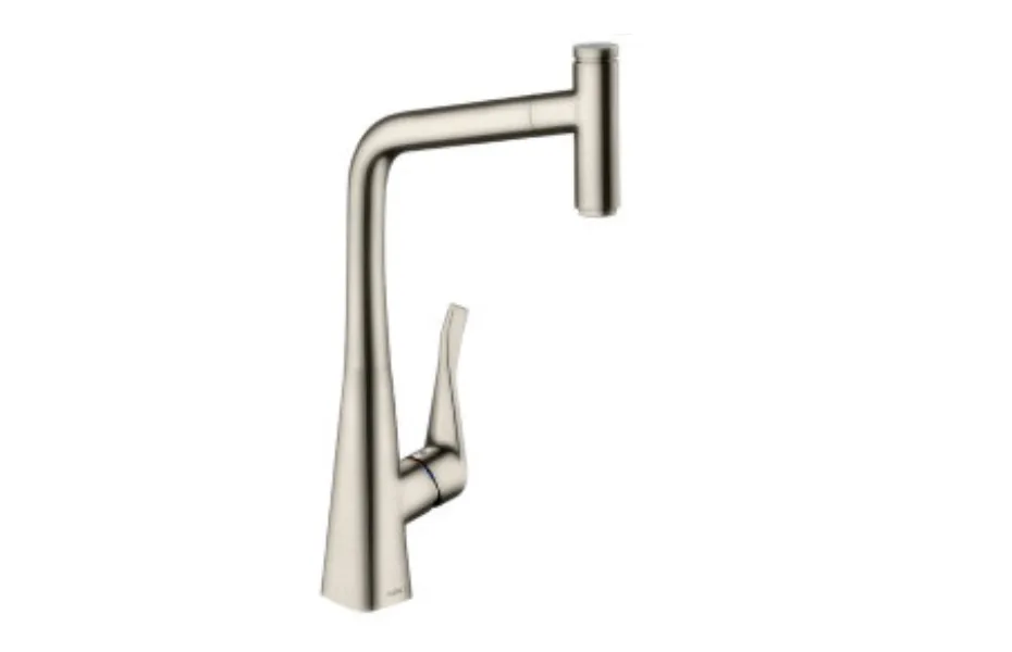 Смеситель для кухни Hansgrohe Metris Select сталь 14884800 АКВАМЕТРИЯ